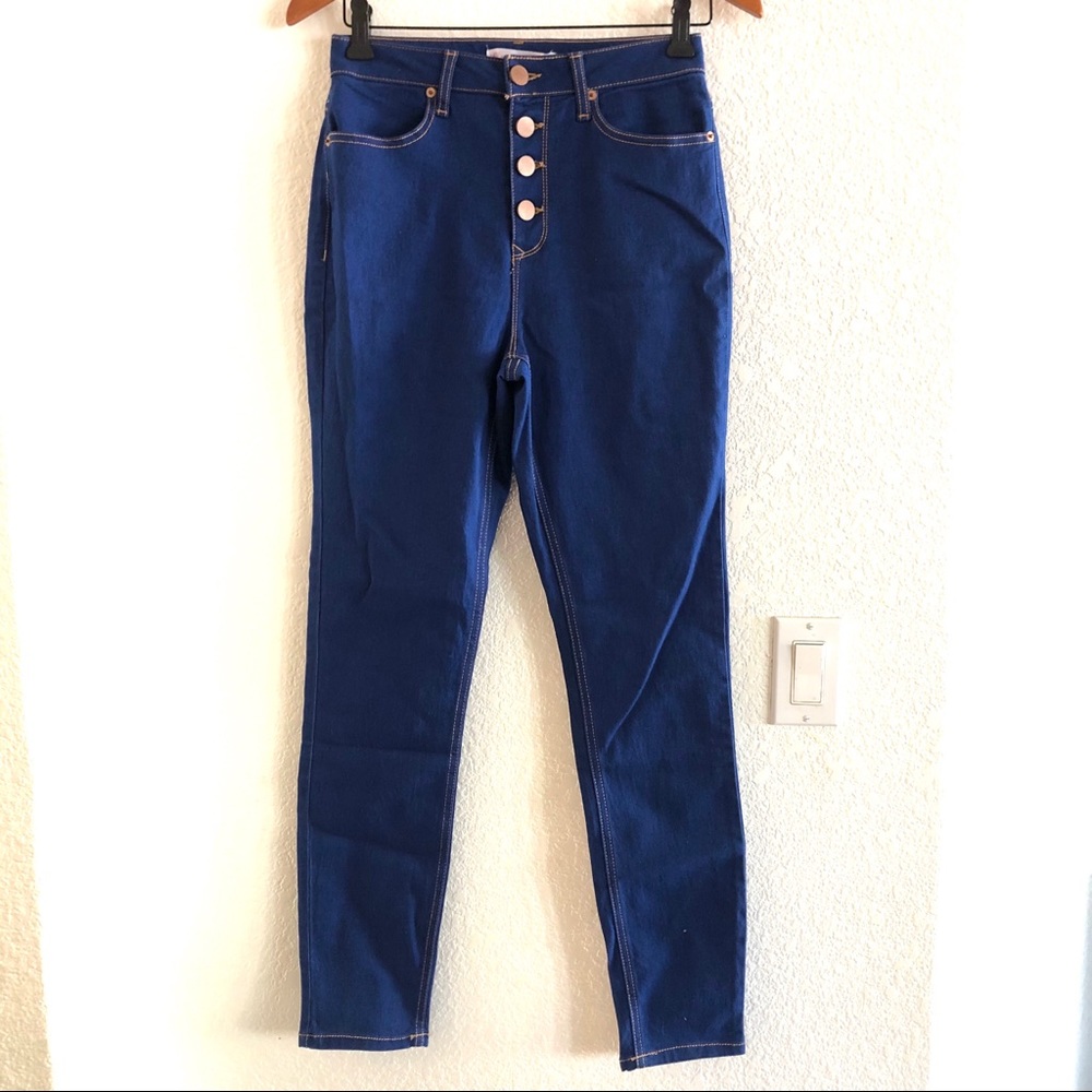Gently Used Button Up High Waisted Jeggings